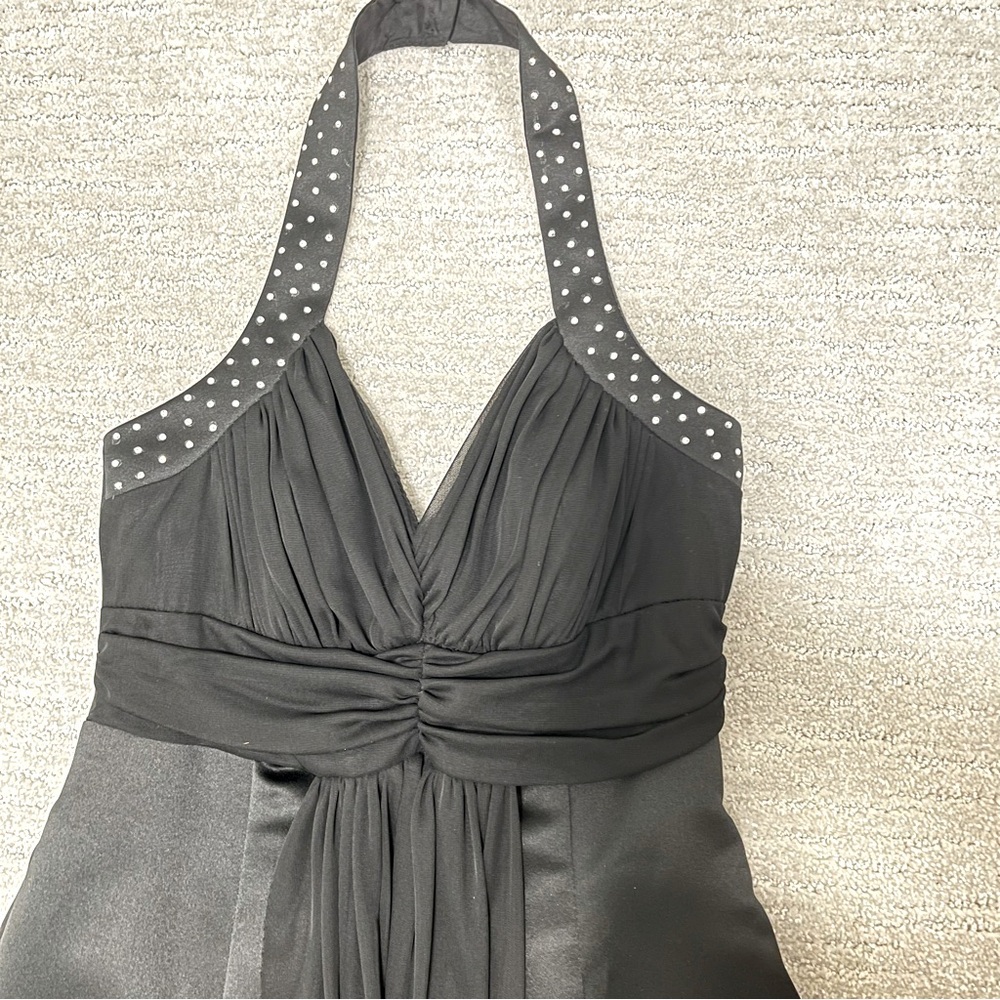 Black Wedding Guest Dress/ Formal Gown Size 4